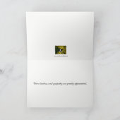 Hartelijk dank voor uw sympathie, voor uw doordach bedankkaart (Binnen)