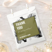 Hartelijk dank voor uw tas met kooppapier bedankzakje (Geknipt)