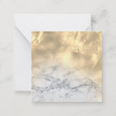 Hartelijk dank voor uw trouwmarmer met Envelope Notitiekaartje (Achterkant)