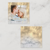 Hartelijk dank voor uw trouwmarmer met Envelope Notitiekaartje (Voorkant / Achterkant)