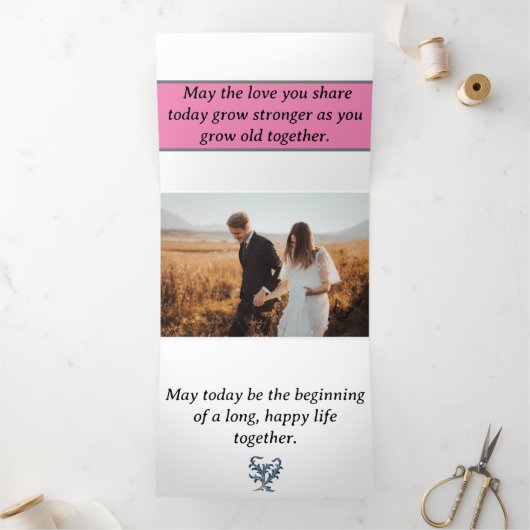 Hartelijk dank voor uw uitnodiging voor de bruilof (Binnen)