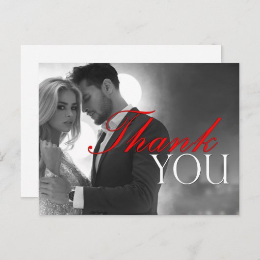 Hartelijk dank voor uw unieke kaart (Voorkant / Achterkant)