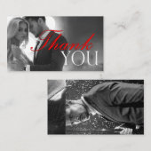 Hartelijk dank voor uw unieke kaart visitekaartje (Voorkant / Achterkant)
