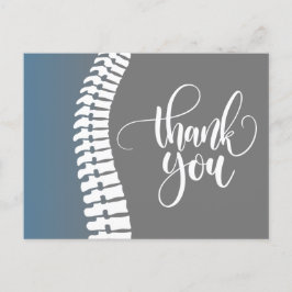 Hartelijk dank voor uw verwijzing 2 Chiropraktijk Briefkaart