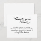 Hartelijk dank voor uw vriendelijke briefkaart (Voorkant / Achterkant)