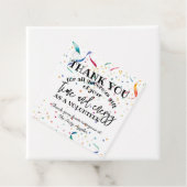 Hartelijk dank voor uw vrijwilliger bedankjes labels (In situ)