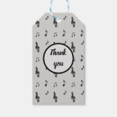 Hartelijk dank voor uw waardering Muziekleraar Muz Cadeaulabel (Voorkant)