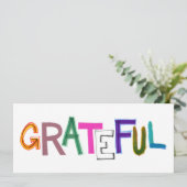 Hartelijk dank voor uw waardering voor de loffelij kaart (Staand voorkant)