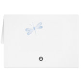 Hartelijk dank voor uw Waterverf Dragonfly-kaart - (Achterkant Horizontaal)