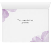 Hartelijk dank voor uw Waterverf Dragonfly-kaart - (Binnen Horizontaal (Onder))