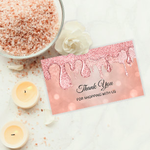 Hartelijk dank voor uw winkelen met de Amerikaanse Visitekaartje