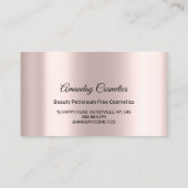 Hartelijk dank voor uw winkelen met de Dell-Rozen  Visitekaartje (Achterkant)