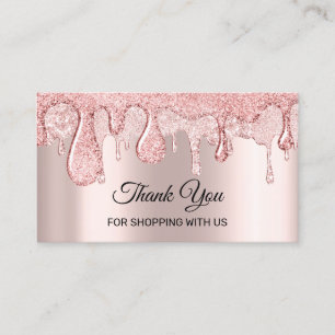 Hartelijk dank voor uw winkelen met de Dell-Rozen Visitekaartje