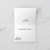 Hartelijk dank voor uw witte kaart (Binnen)