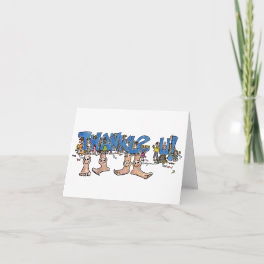 Hartelijk dank voor uw witte kaart (Voorkant)