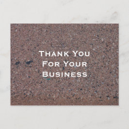 Hartelijk dank voor uw zakelijke briefkaart