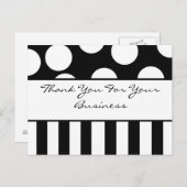 Hartelijk dank voor uw zakelijke briefkaart (Voorkant / Achterkant)