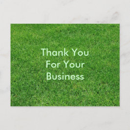 Hartelijk dank voor uw zakelijke briefkaart