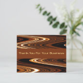 Hartelijk dank voor uw zakelijke briefkaart (Staand voorkant)