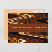 Hartelijk dank voor uw zakelijke briefkaart (Voorkant / Achterkant)