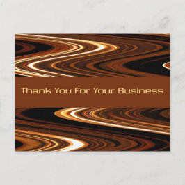 Hartelijk dank voor uw zakelijke briefkaart