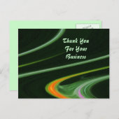 Hartelijk dank voor uw zakelijke briefkaart (Voorkant / Achterkant)