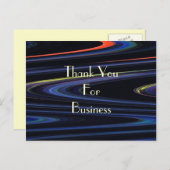 Hartelijk dank voor uw zakelijke briefkaart (Voorkant / Achterkant)