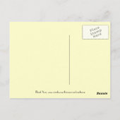 Hartelijk dank voor uw zakelijke briefkaart (Achterkant)