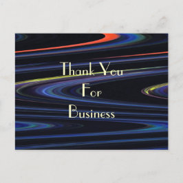 Hartelijk dank voor uw zakelijke briefkaart