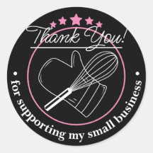 Hartelijk dank voor uw zakelijke grijze sticker