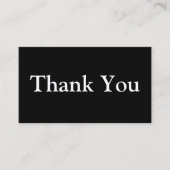 Hartelijk dank voor uw zakelijke korting op kortin visitekaartje (Voorkant)