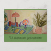 Hartelijk dank voor uw zakelijke medewerking briefkaart (Voorkant)