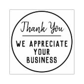 Hartelijk dank voor uw zakelijke rubberstempel (Afrduk)