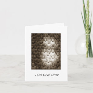 Hartelijk dank voor uw zorg (voor anderen) bedankkaart