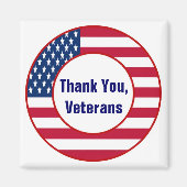 Hartelijk dank voor Veterans Magnet (Voorkant)