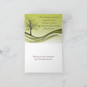 Hartelijk dank - vriendschap - Comfort Bedankkaart (Binnen)