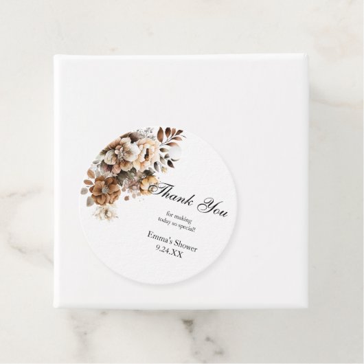 Hartelijk dank, Vrijgezellenfeest voor de klassiek Bedankjes Labels (In situ)