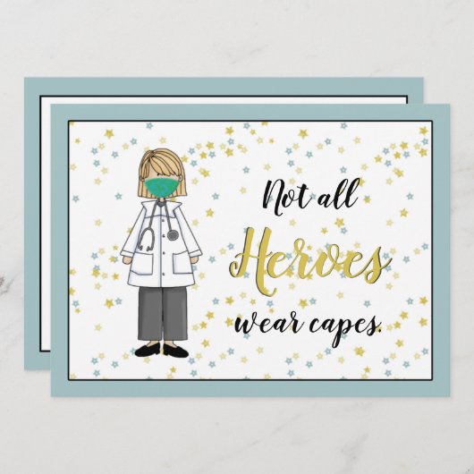 Hartelijk dank Vrouw Doctor (Voorkant / Achterkant)