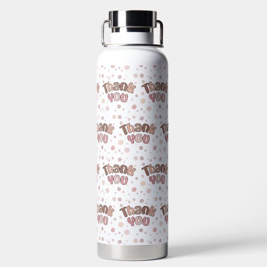 Hartelijk dank waterfles (Achterkant)