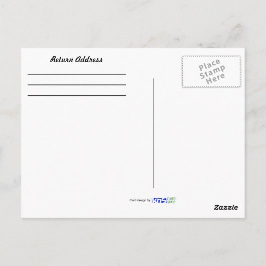 Hartelijk dank, waterverf Allium floral Briefkaart (Achterkant)