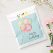 Hartelijk dank Waterverf ballonnen blauw Bedankzakje (Gezegeld)