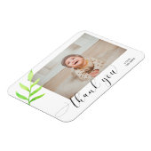 Hartelijk dank Waterverf Leaf Swashes Baby Foto Fo Magneet (Linkerzijde)