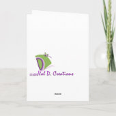 Hartelijk dank, wenskaart bedankkaart (Achterkant)