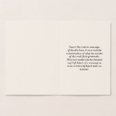 "Hartelijk dank!" Wenskaart Folie Kaarten (Binnen)