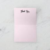 Hartelijk dank: Wilde Vloer Bedankkaart (Binnen)