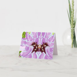 Hartelijk dank: Wilde Vloer Bedankkaart