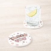 Hartelijk dank zandsteen onderzetter (Zijkant)