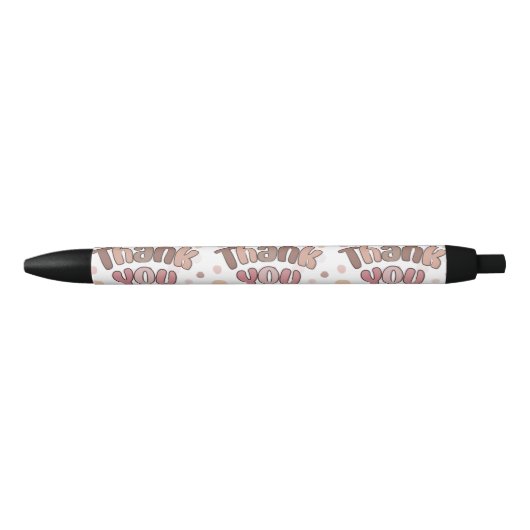 Hartelijk dank zwarte inkt pen (Voorkant)