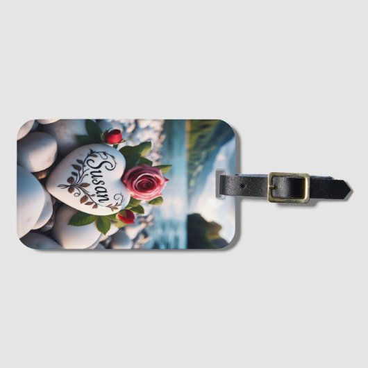 Hartelijk eerbetoon aan de rivier bagagelabel (Voorkant (horizontaal))