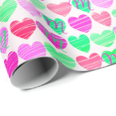 Hartelijk en aangepast monogram voor uw unieke ont cadeaupapier (Rol Hoek)